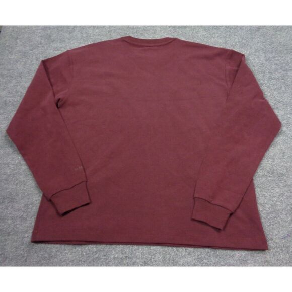 Young LA Sweatshirt Mens S Burgundy Pullover Fleece Streetwear Crewneck - Picture 5 of 10